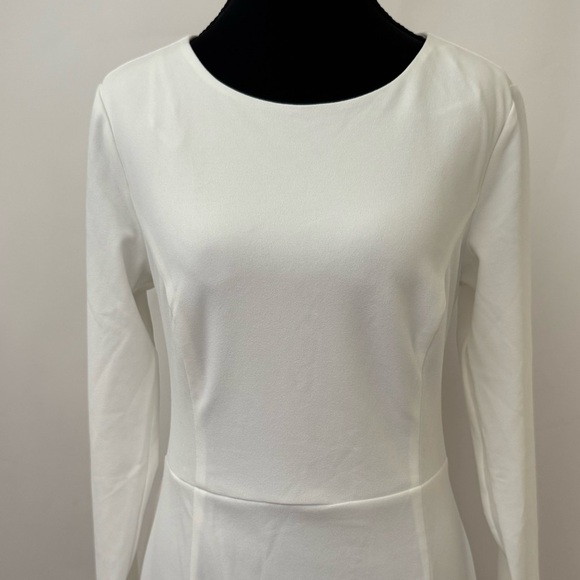Lulus Eloquent Endearment White Long Sleeve Backless Long Maxi Dress, L, NWT - Picture 9 of 16